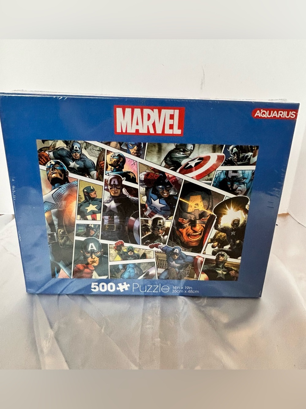 Marvel Captain America Puzzle 500 Piece‎ Jigsaw Puzzle Aquarius New Sealed